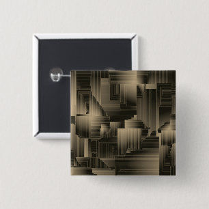 Badge Carré 5 Cm Colden Halls Art déco