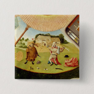 Badge Carré 5 Cm Colère
