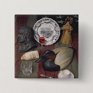 Badge Carré 5 Cm Collection d'objets, y compris une tasse