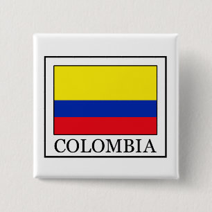 Badge Carré 5 Cm Colombie