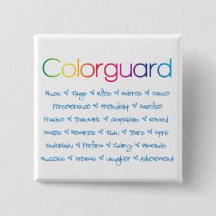 Badge Carré 5 Cm Colorguard