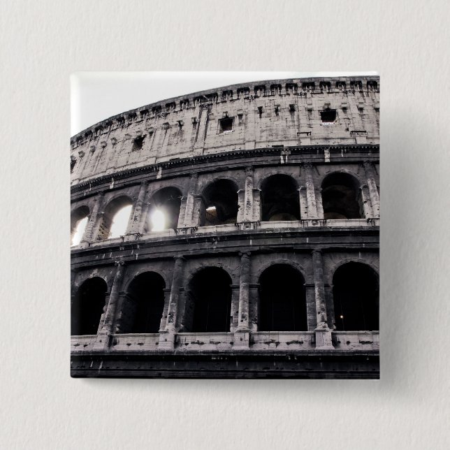 Badge Carré 5 Cm Colosseum (Devant)