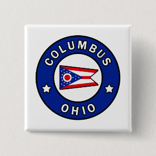 Badge Carré 5 Cm Columbus Ohio