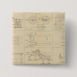 Badge Carré 5 Cm Commande, magasins, etc.