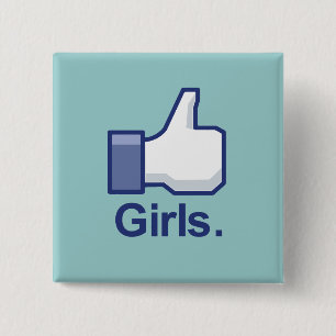 Badge Carré 5 Cm Comme les filles