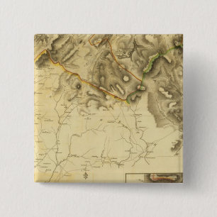 Badge Carré 5 Cm Comté de South Edinburgh