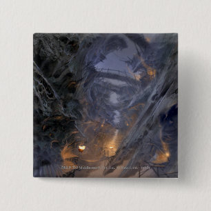 Badge Carré 5 Cm Concept de ville de Goblin - Ponts
