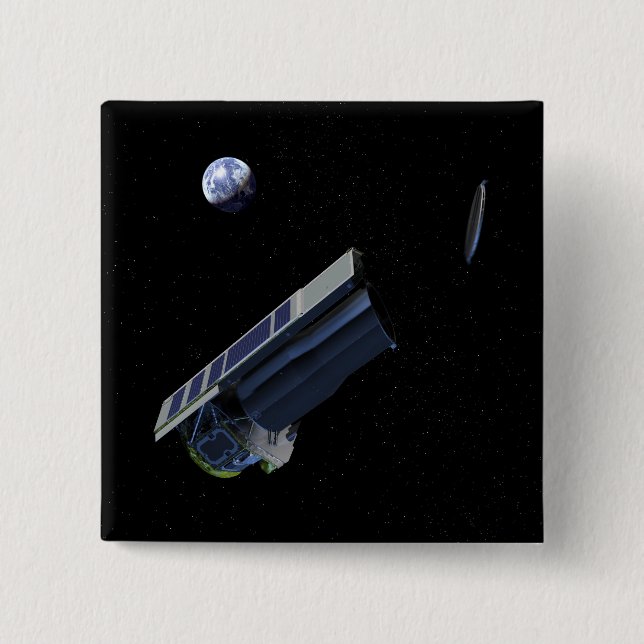 Badge Carré 5 Cm Conception artistique de Spitzer (Devant)