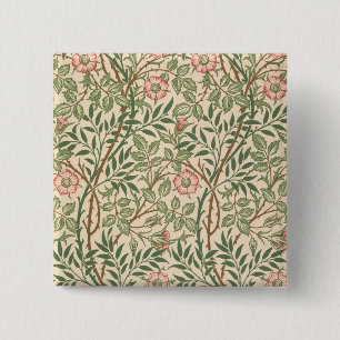 Badge Carré 5 Cm Conception "de Briar doux" pour le papier peint,