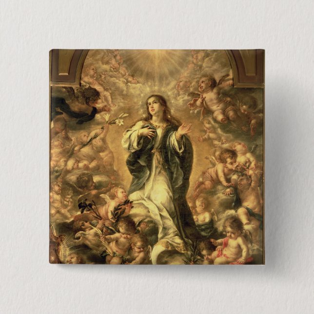 Badge Carré 5 Cm Conception impeccable, 1670-1672 (Devant)