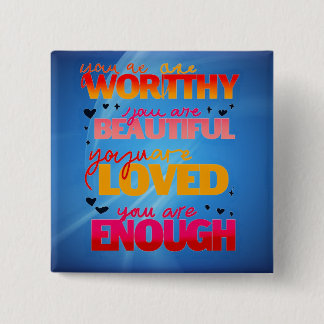 Badge Carré 5 Cm Conception motivante