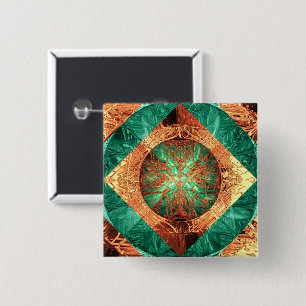 Badge Carré 5 Cm Conception polaire I