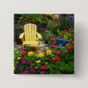 Badge Carré 5 Cm conceptions de jardin dans notre jardin Sammamish,