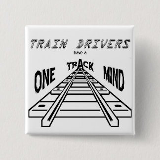 Badge Carré 5 Cm Conducteurs de train