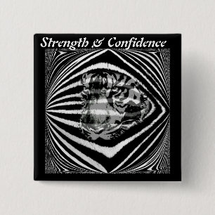 Badge Carré 5 Cm Confiance_