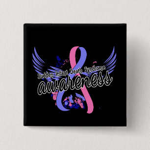 Badge Carré 5 Cm Conscience 16 de SIDS