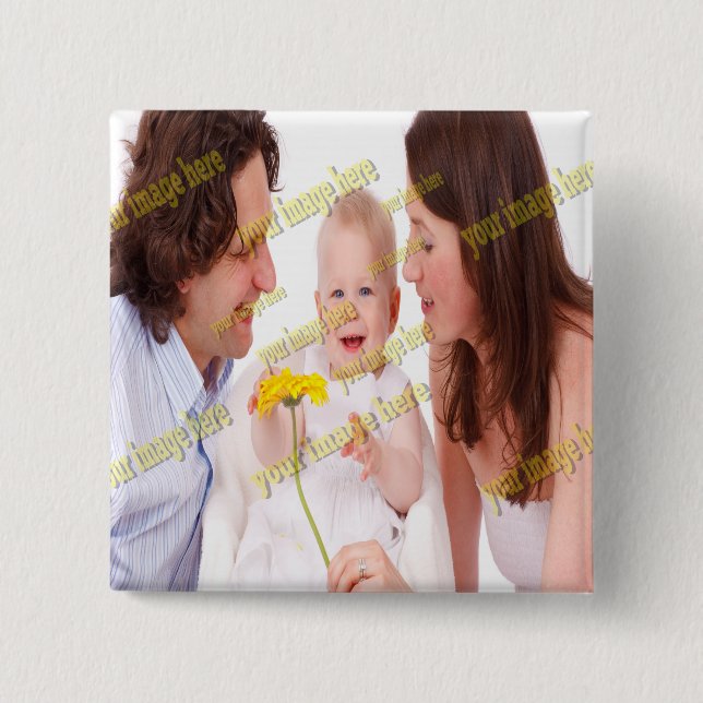 Badge Carré 5 Cm Cool Family Stylish Fab (Devant)