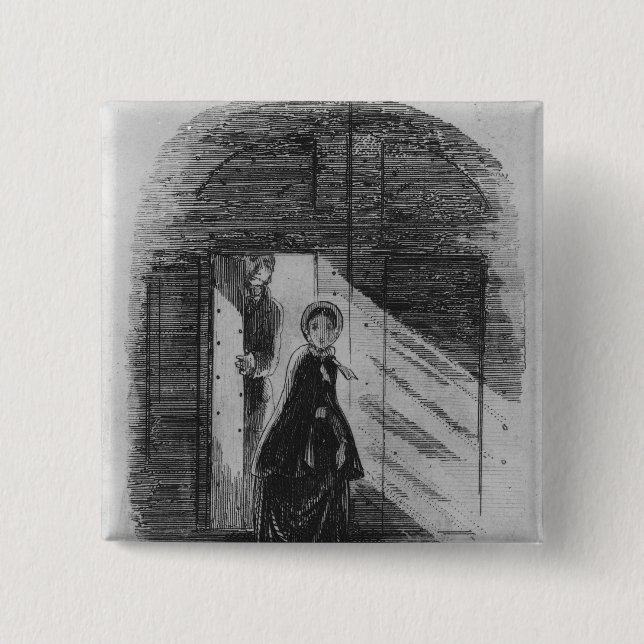 Badge Carré 5 Cm Coordonnée d'Amy Dorrit (Devant)