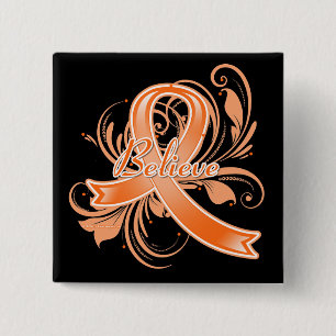 Badge Carré 5 Cm COPD Croire Flourish Ribbon v2