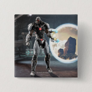 Badge Carré 5 Cm Copie d'écran : Cyborg 3