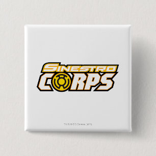 Badge Carré 5 Cm Corps de Sinestro