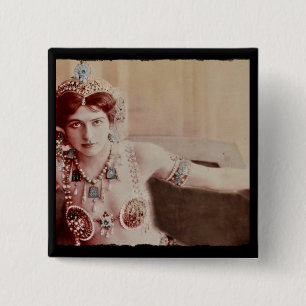 Badge Carré 5 Cm Costume de harem de Mata Hari
