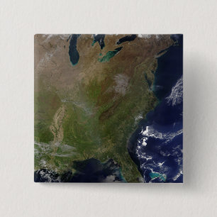Badge Carré 5 Cm Côte Est 2 des Etats-Unis