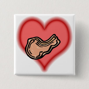 Badge Carré 5 Cm côtelette de porc