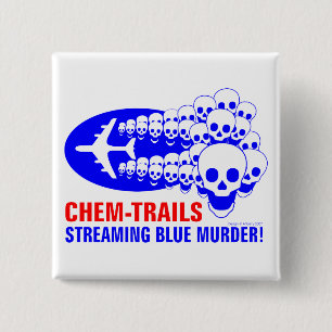Badge Carré 5 Cm Couler le bleu