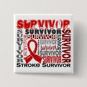 Badge Carré 5 Cm Course du survivant 10