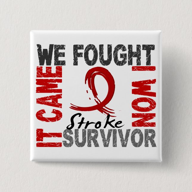 Badge Carré 5 Cm Course du survivant 5 (Devant)