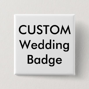Badge Carré 5 Cm Coutume 2" Pin carré d'insigne