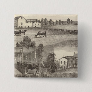 Badge Carré 5 Cm Cranmoor Farm, Toms River, NJ