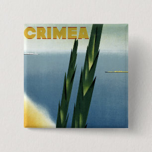 Badge Carré 5 Cm Crimée