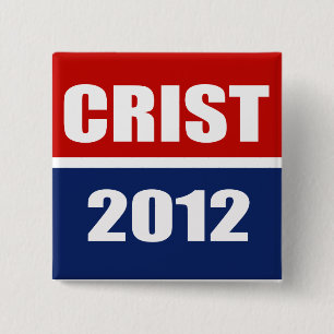 BADGE CARRÉ 5 CM CRIST 2012