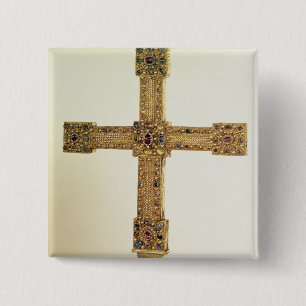 Badge Carré 5 Cm Croix impériale du Saint Empire Romain