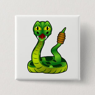 Badge Carré 5 Cm Crotte