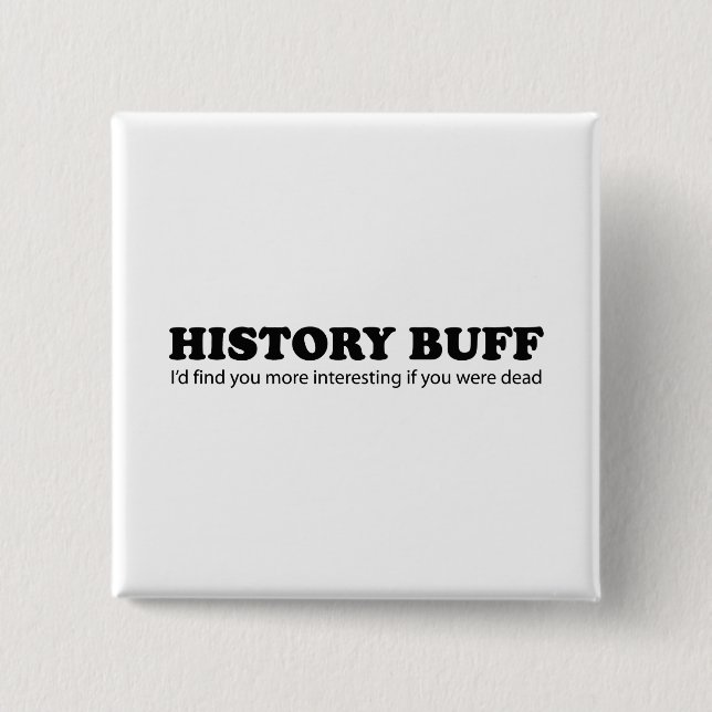 Badge Carré 5 Cm Cuir épais d'histoire (Devant)