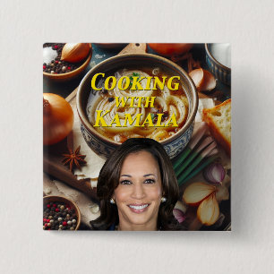 Badge Carré 5 Cm Cuisine Avec Kamala