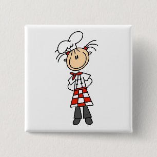 Badge Carré 5 Cm Cuisinière