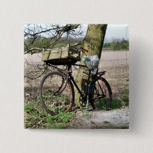 BADGE CARRÉ 5 CM CYCLISME