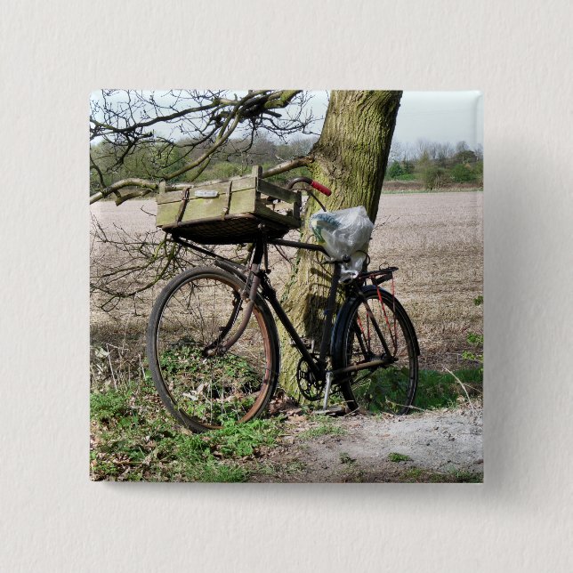 BADGE CARRÉ 5 CM CYCLISME (Devant)