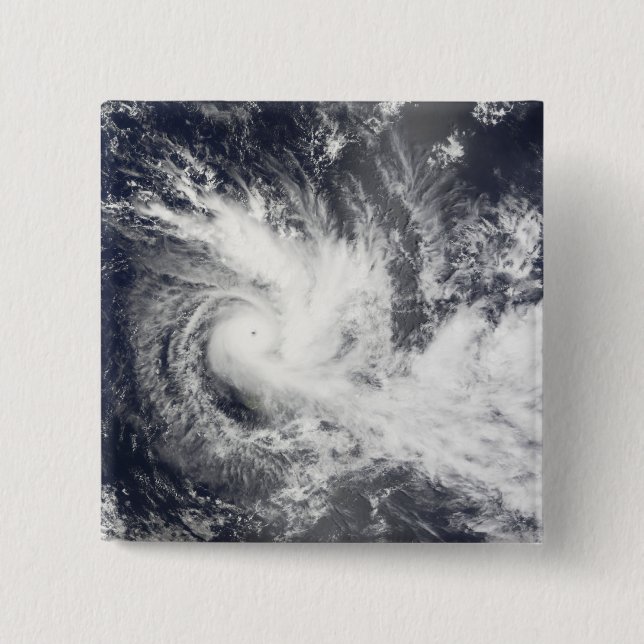 Badge Carré 5 Cm Cyclone tropical Daman (Devant)
