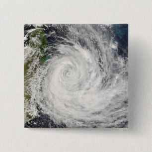 Badge Carré 5 Cm Cyclone tropical Gamede outre du Madagascar