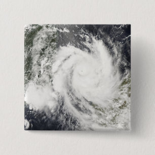 Badge Carré 5 Cm Cyclone tropical Jokwe