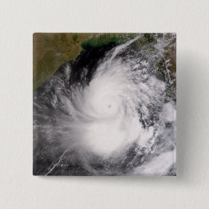 Badge Carré 5 Cm Cyclone tropical Nargis
