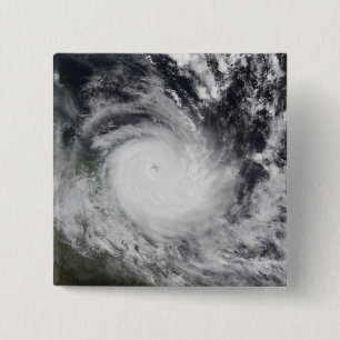 Badge Carré 5 Cm Cyclone tropical sévère Hamish