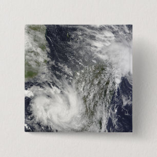 Badge Carré 5 Cm Cyclones tropicaux Éric et Fanele