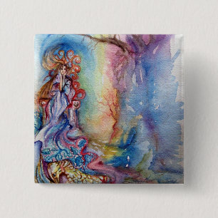 BADGE CARRÉ 5 CM DAME DU LAC