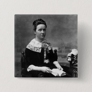 Badge Carré 5 Cm Dame Millicent Fawcett, c.1880